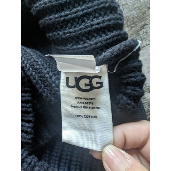 UGG Ceanna Cable Knit Turtleneck Side Tie Sweater - Picture 7 of 7
